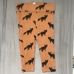 EUC Kate Quinn Tiny Fox leggings, 0-3 months